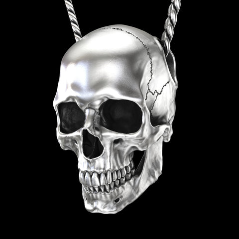 Full Anatomical Skull Pendant